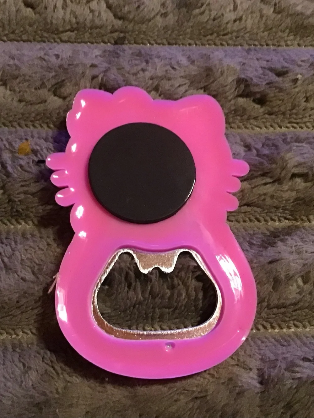 Sanrio Hello Kitty Pink and White Bottle Opener with Bow